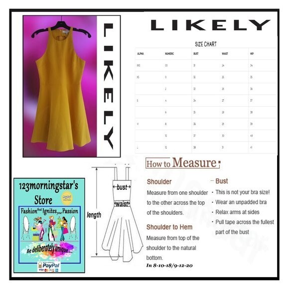 LIKELY NEW Dopamine Baddie Racerback Fitted Fit-n-Flare Halter Dress 8 - Picture 11 of 11